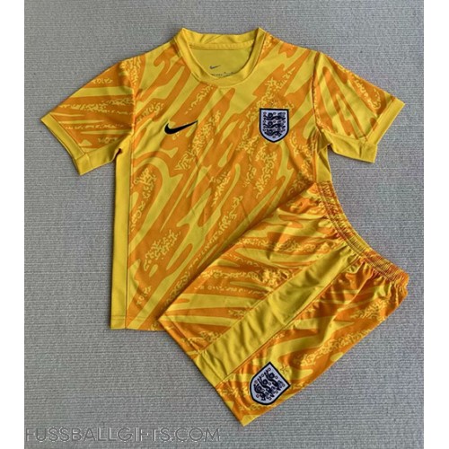 England Torwart Fußballbekleidung Heimtrikot Kinder EM 2024 Kurzarm (+ kurze hosen)